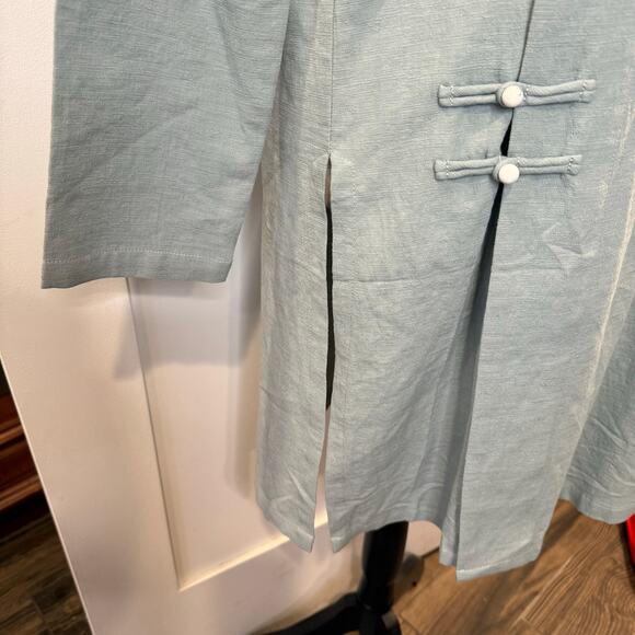 Dusty Blue Women’s Kimono Size L - Picture 4 of 6